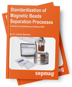 SEP - Ebook - Cover - Standardization of Magnetic Beads Separation Processes - Portada 3D_V2